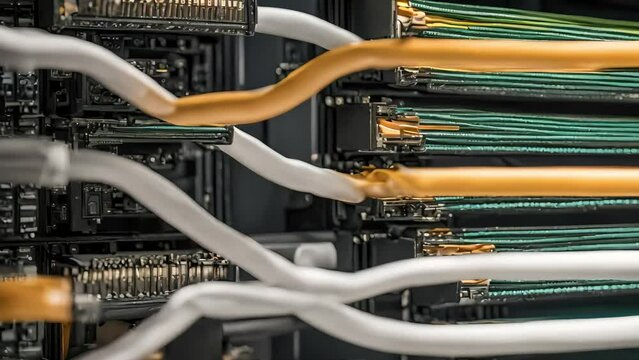 Wired internet connections with fast penetrating electric current to power all systems in the innovative internet center. Generative AI