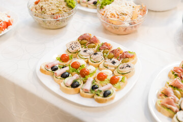 Delicious Mediterranean appetizer perfect for  snacking or gourmet catering.