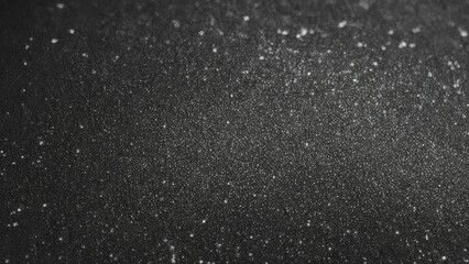Dark gray sand particles monotone grain with sparkling glitters texture background from Generative AI - obrazy, fototapety, plakaty