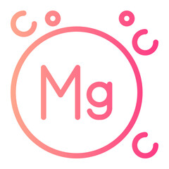 magnesium gradient icon