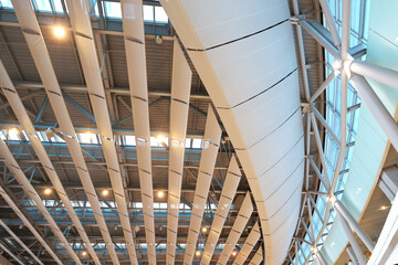 Roof in airport.