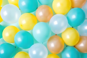 colorful balloons for the background