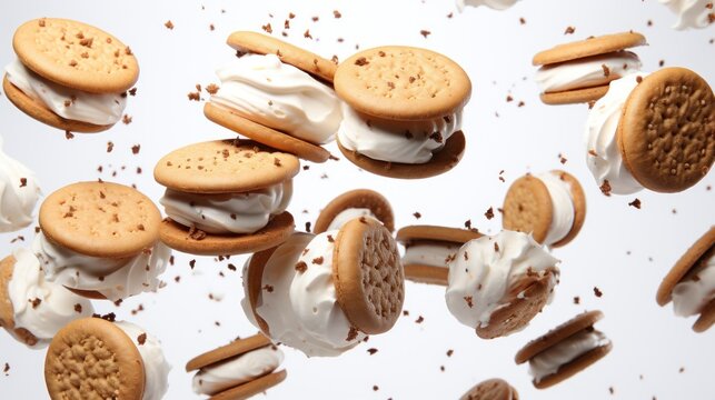 Smores floating in air UHD wallpaper