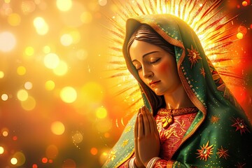 Holy Radiant Lady of Guadalupe: Embracing the Sun