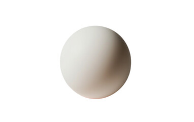 Ping Pong Ball Action On Transparent Background.