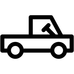 Pick up car Vector Icon