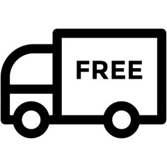 Free Delivery Vector Icon