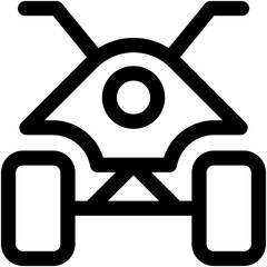 Quad Bike Vector Icon