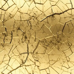 Seamless abstract cracked vintage  golden texture background