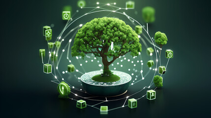 World environment day concept ecology protection environment, environmental protection background