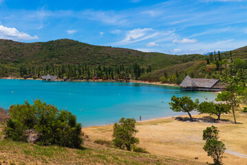 Fototapeta premium Kuendu beach, Noumea, New Caledonia