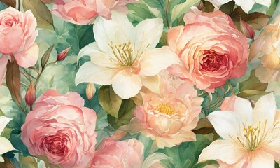 delicate floral background