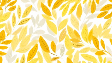 seamless background picture with leaf pattern, leaves, trees, tree branches