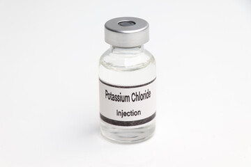 Potassium Chloride in a vial, Chemicals used in medicine