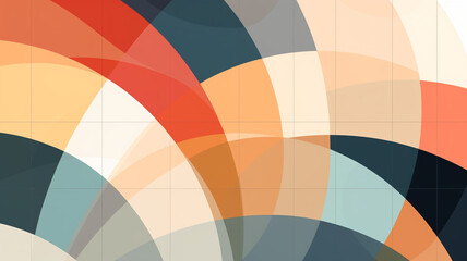 Obraz premium Modern abstract colorful geometric background. Shapes with trendy gradients composition for your design.