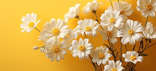 Fototapeta na wymiar Flowers background. Craeted with Ai