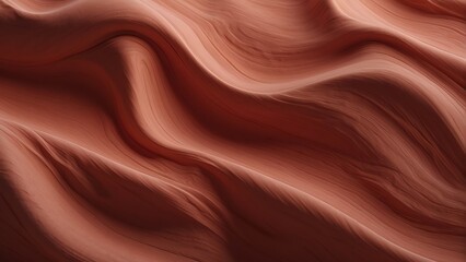 Detailed abstract texture pattern light red color palette and smooth wavy surface from Generative AI