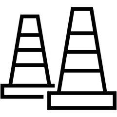 Traffic Cone Vector Icon