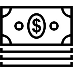 Paper Money Vector Icon
