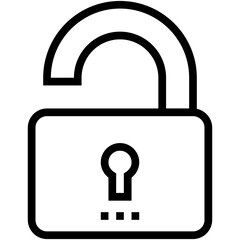 Unlock Vector Icon