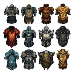 armor vector design illustration isolated on white background
