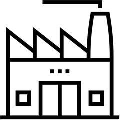 Factory Vector Icon