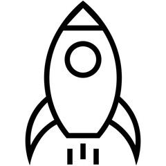 Rocket Vector Icon