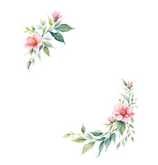 floral-frame-watercolor-illustration-in-minimalist-style-by-sharp-focus-studio