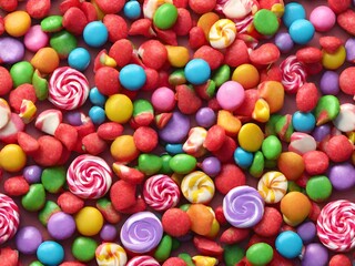 Candy Pattern Background Very Cool