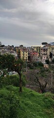 walking in Corniglia, Liguria, travel in Italy, winter time, Cinque Terre