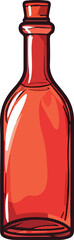 bottle design illustration isolated on transparent background
