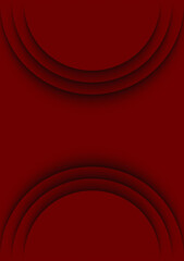 Abstract minimal red circles background