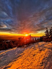 sunset on the Mountain 