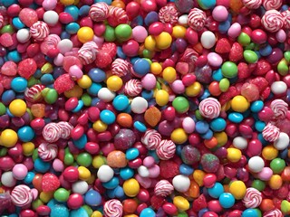 Fototapeta na wymiar Candy Pattern Background Very Cool