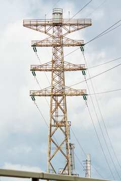 A high voltage electricity stanchion
