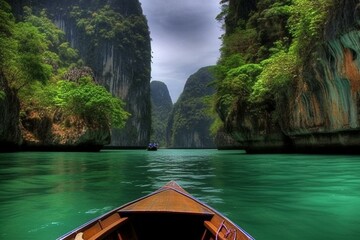 Stunning Thailand travel inspiration. Generative AI