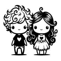 Romantic couples The Valentine's Day.