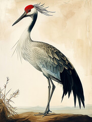 Sea Bird Hooping Crane