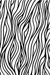 Flowing black lines on a white background vector 10 eps