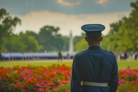 Inverting The Guard's Position During Memorial Day Ceremonies