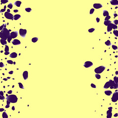 Delicate Geranium Flying Vector Yellow