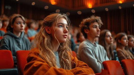students in student audience