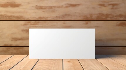 Naklejka premium empty room with wooden floor and wall