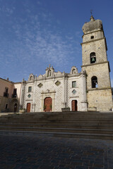 Fototapeta na wymiar Church of Sant Antonio da Padova at Stigliano, Basilicata, Italy