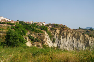 Calanques of Aliano, in Matera province, Italy