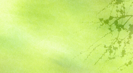 早春をイメージした和紙アート、梅花木のシルエット