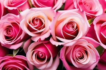 Fototapeta premium pink roses background