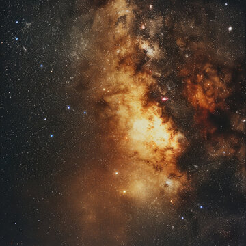 Through the telescope , nebulae and stars at the center of the Milky Way © Cheetose