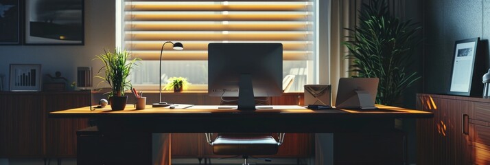 office background banner