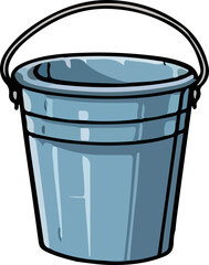 bucket vector design illustration isolated on transparent background
